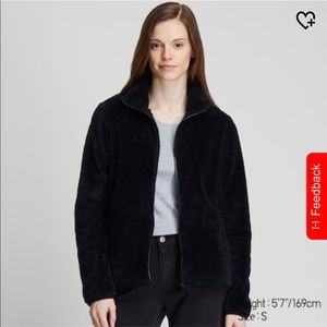 Uniqlo fluffy fleece jacket